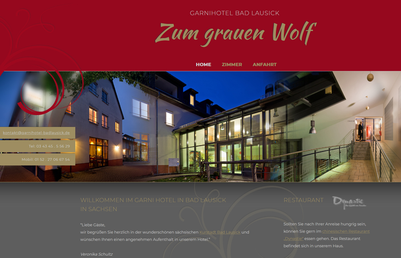 Garnihotel Bad Lausick - Zum grauen Wolf