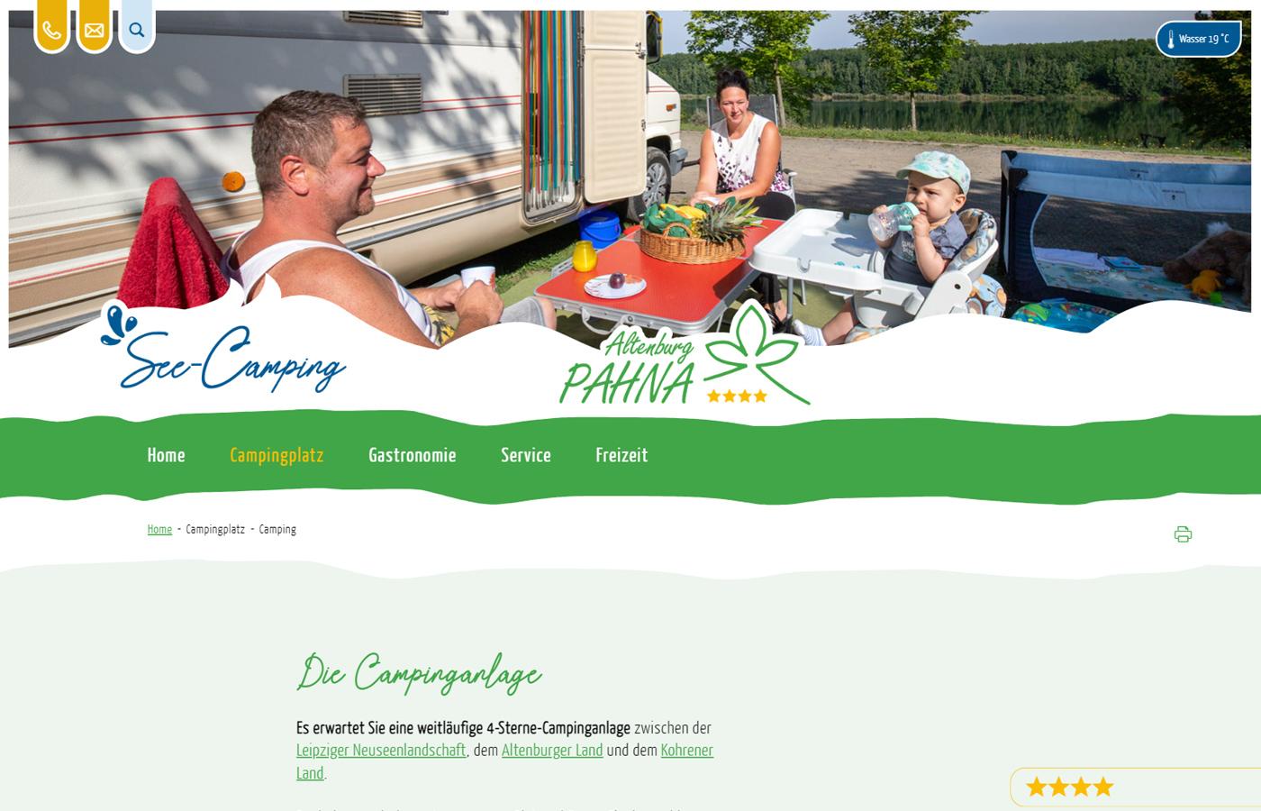 See-Camping Altenburg-Pahna